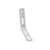 Slotted Pelmet bracket L Shaped - White